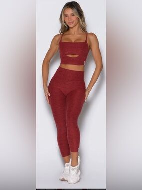 Bombshell Sportswear Movement 7/8 Leggings in Rouge- LIKE NEW!